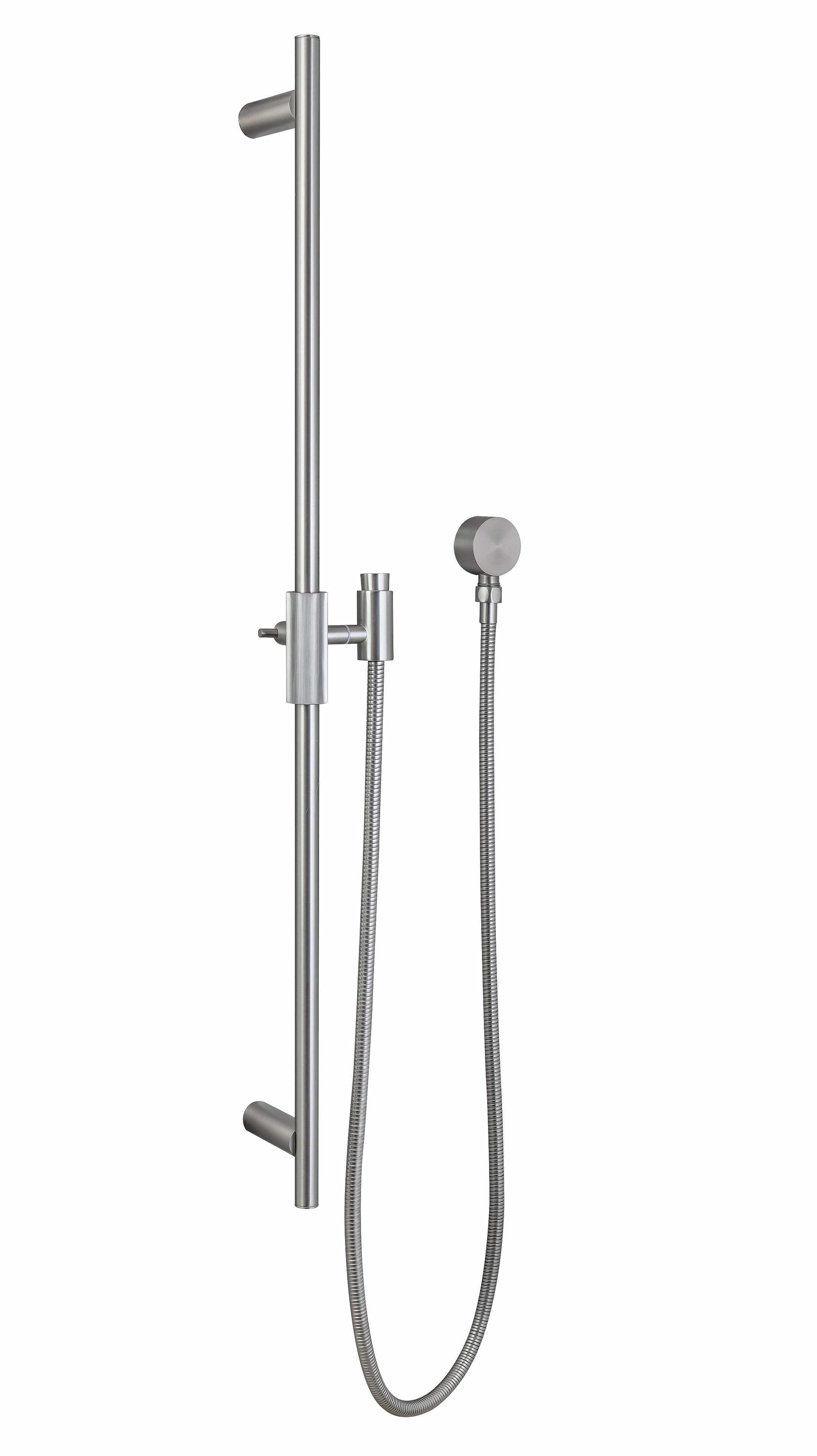 The CADDENCE Shower Rail in Brushed Nickel Silver offers a sleek and modern solution for your bathroom. Made from stainless steel, this shower rail combines durability with style. Shop now at Ezymall Australia!-Shower Rail-Ezymall AU