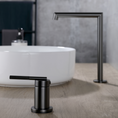 Load image into Gallery viewer, Buy CADDENCE Split Type Basin Mixer in Solid Brass with Gunmetal Grey finish. Modern design and durable construction. Upgrade your basin today!-Basin Mixer-Ezymall AU

