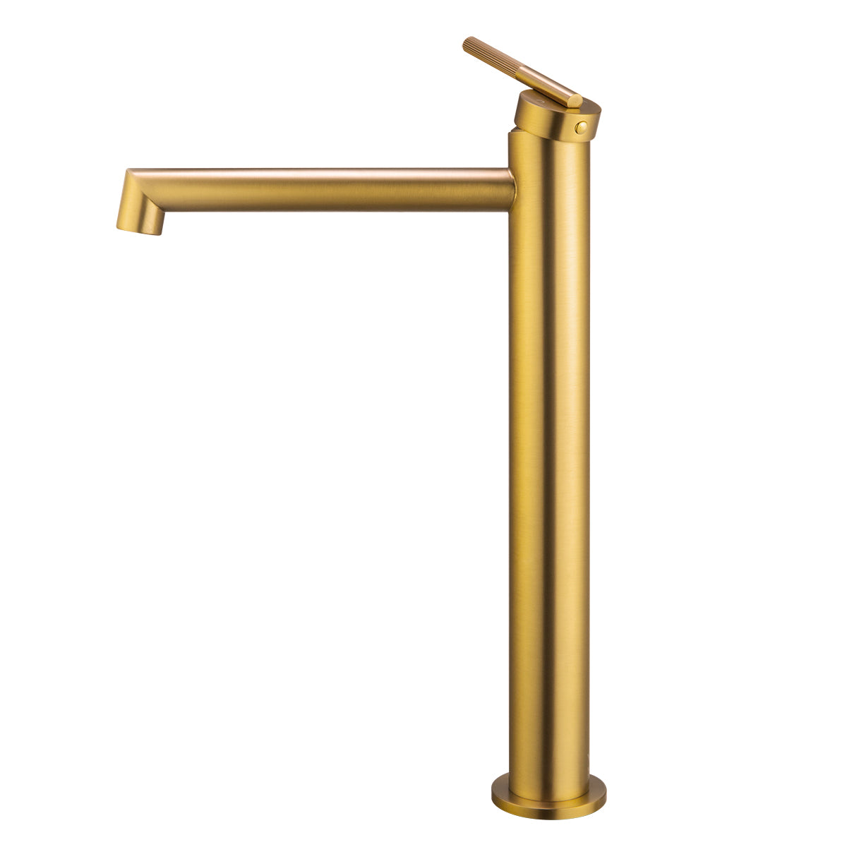 Upgrade your bathroom with the CADDENCE tall basin mixer in solid brass with brushed brass gold finish. Modern design and durable construction. Shop now!-Basin Mixer-Ezymall AU