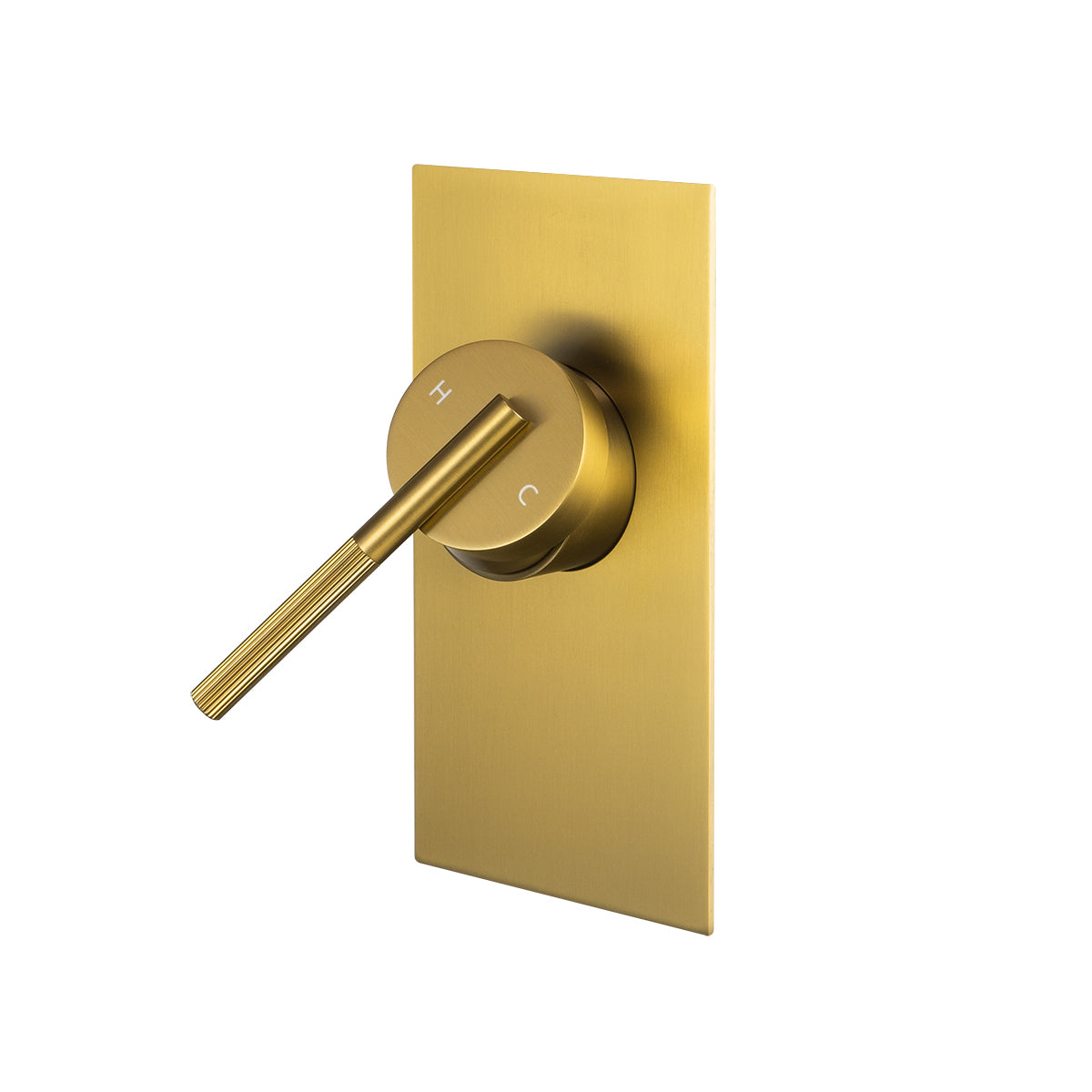 Upgrade your bathroom with the CADDENCE wall mixer in solid brass with brushed brass gold finish. Modern design and durable construction. Shop now!-Wall Mixer-Ezymall AU