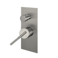 Load image into Gallery viewer, Upgrade your bathroom with the CADDENCE diverter mixer in solid brass with brushed nickel silver finish. Modern design and durable construction. Shop now!-Diverter Mixer-Ezymall AU
