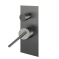Load image into Gallery viewer, Upgrade your bathroom with the CADDENCE diverter mixer in solid brass with gunmetal grey finish. Modern design and durable construction. Shop now!-Diverter Mixer-Ezymall AU
