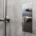 Load image into Gallery viewer, Upgrade your bathroom with the CADDENCE diverter mixer in solid brass with gunmetal grey finish. Modern design and durable construction. Shop now!-Diverter Mixer-Ezymall AU
