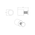 Load image into Gallery viewer, Organize your space with the CADDNECE robe hook in gunmetal grey. Made from stainless steel, this hook offers durability and a modern aesthetic. Perfect for any bathroom or closet. Shop now!-Robe Hook-Ezymall AU
