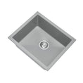 Load image into Gallery viewer, The Carysil Granite Stone Single Bowl Kitchen Sink measures 533*457mm and features a concrete grey finish. Durable and stylish, perfect for modern kitchens. Upgrade your space today!-Kitchen Sink-Ezymall AU
