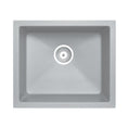 Load image into Gallery viewer, The Carysil Granite Stone Single Bowl Kitchen Sink measures 533*457mm and features a concrete grey finish. Durable and stylish, perfect for modern kitchens. Upgrade your space today!-Kitchen Sink-Ezymall AU
