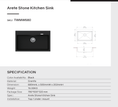 Load image into Gallery viewer, The Carysil granite stone kitchen sink in white combines style and functionality. Measuring 680x500x220mm, this single bowl sink is perfect for modern kitchens. Durable design.-Kitchen Sink-Ezymall AU
