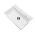 Load image into Gallery viewer, The Carysil granite stone single bowl kitchen sink in white, sized 780x510x220mm, offers a blend of style and resilience. Perfect for any modern kitchen. Available at Ezymall.-Kitchen Sink-Ezymall AU
