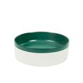 Load image into Gallery viewer, CLAYA Colour Plus-37 above counter basin with matte green interior and natural white exterior. Premium ceramic 370mm basin for modern bathroom vanities.-Basin Sink-Ezymall AU
