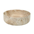 Load image into Gallery viewer, CLAYA Marvane-40 above counter basin with gloss stone marble look finish. 400mm round ceramic basin for modern bathroom vanities.-Basin Sink-Ezymall AU
