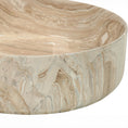 Load image into Gallery viewer, CLAYA Marvane-40 above counter basin with gloss stone marble look finish. 400mm round ceramic basin for modern bathroom vanities.-Basin Sink-Ezymall AU
