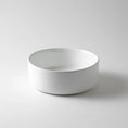 Load image into Gallery viewer, CLAYA Mini-30 above counter basin in gloss white ceramic. 300mm compact round basin ideal for small bathrooms and powder rooms.-Basin Sink-Ezymall AU

