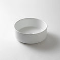 Load image into Gallery viewer, CLAYA Mini-30 above counter basin in gloss white ceramic. 300mm compact round basin ideal for small bathrooms and powder rooms.-Basin Sink-Ezymall AU
