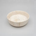 Load image into Gallery viewer, CLAYA Serra-40 above counter basin with matte stone marble look finish. 405mm round ceramic basin for modern bathroom vanities.-Basin Sink-Ezymall AU
