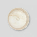 Load image into Gallery viewer, CLAYA Serra-40 above counter basin with matte stone marble look finish. 405mm round ceramic basin for modern bathroom vanities.-Basin Sink-Ezymall AU
