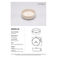 Load image into Gallery viewer, CLAYA Serra-40 above counter basin with matte stone marble look finish. 405mm round ceramic basin for modern bathroom vanities.-Basin Sink-Ezymall AU
