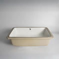 Load image into Gallery viewer, CLAYA UM-5337 under counter basin in gloss white ceramic. 530mm undermount basin with overflow for modern bathroom vanities.-Basin Sink-Ezymall AU
