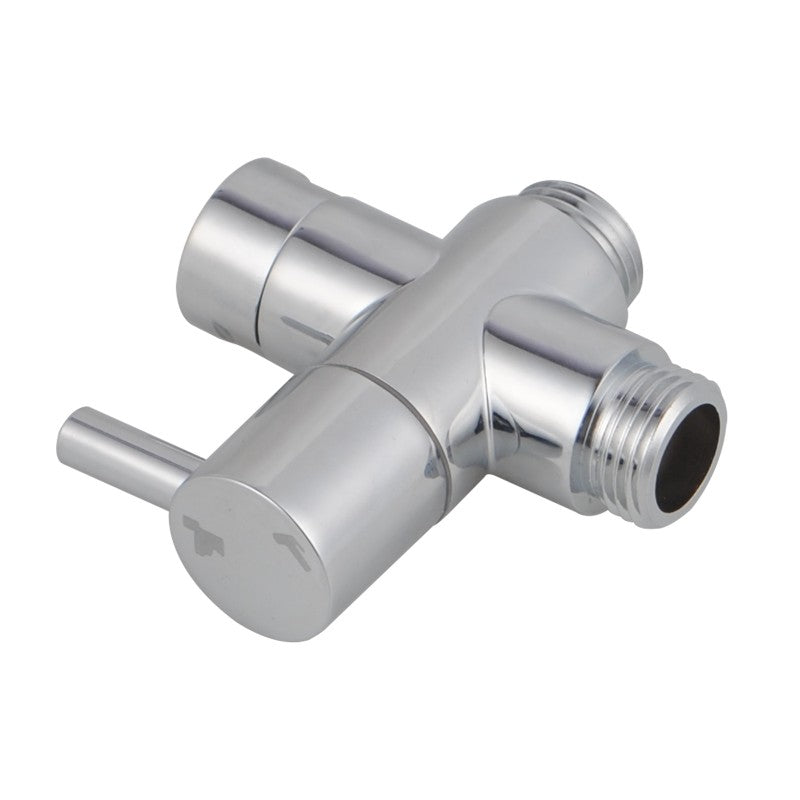 Complete chrome bidet spray set with brass diverter. Easy to install, durable and hygienic solution for modern bathrooms.-Bidet-Ezymall AU