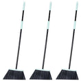 Load image into Gallery viewer, The DALIPER Heavy-Duty Angled Outdoor Broom features a 60° bristle design and a 140cm adjustable handle. Perfect for outdoor cleaning. Get yours today!-Cleaning Products-3 x Heavy Duty Brooms-Ezymall AU
