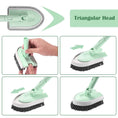 Load image into Gallery viewer, Clean your tiles and tub with the DALIPER Extendable Tile and Tub Brush. Perfect shower scrubber for hard-to-reach areas. Buy now at Ezymall Australia!-Cleaning Products-Tub Brush + 1 Scourer Head-Ezymall AU
