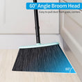 Load image into Gallery viewer, The DALIPER Heavy-Duty Angled Outdoor Broom features a 60° bristle design and a 140cm adjustable handle. Perfect for outdoor cleaning. Get yours today!-Cleaning Products-1 x Heavy Duty Broom-Ezymall AU
