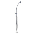 Load image into Gallery viewer, Stainless Steel & Solid Brass - 10" Curved Shower Station- Chrome SIlver
