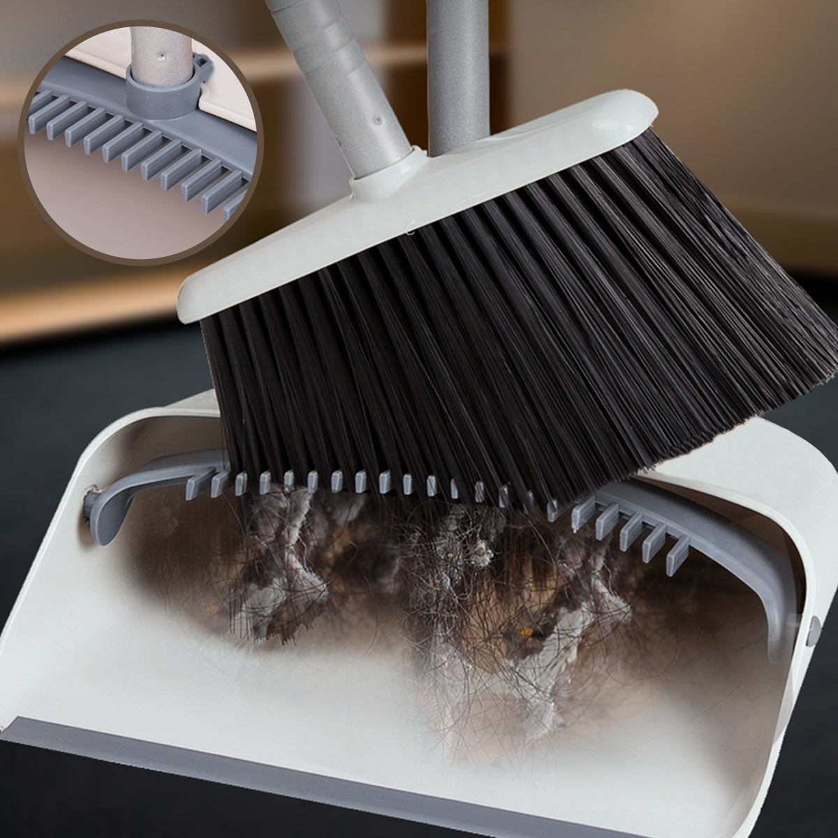 Keep your home clean with the Dolanx Long Handle Broom and Dustpan Set. Featuring convertible height and a foldable dustpan, this set makes cleaning easy and efficient. Perfect for any home in Australia. Order now for fast shipping!-Cleaning Products-Ezymall AU