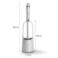 Load image into Gallery viewer, DOLANX Toilet Brush and Holder Set with Silicone Bristles and Built-in Soap Dispenser – alternate view 6
