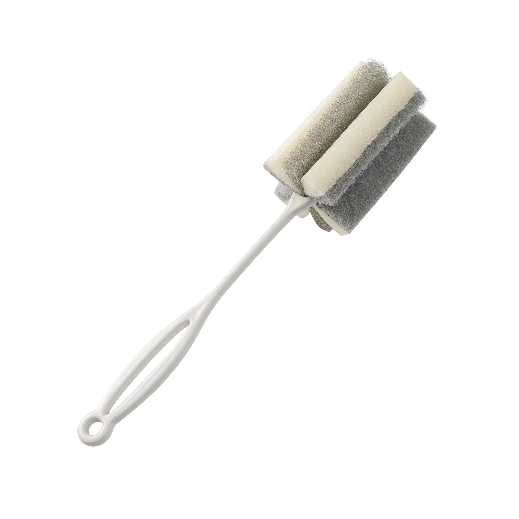 The Dual-Layer Sponge Bottle Brush ensures thorough cleaning. Perfect for bottles and hard-to-reach areas. Order now for fast delivery Australia wide!-Cleaning Products-Ezymall AU