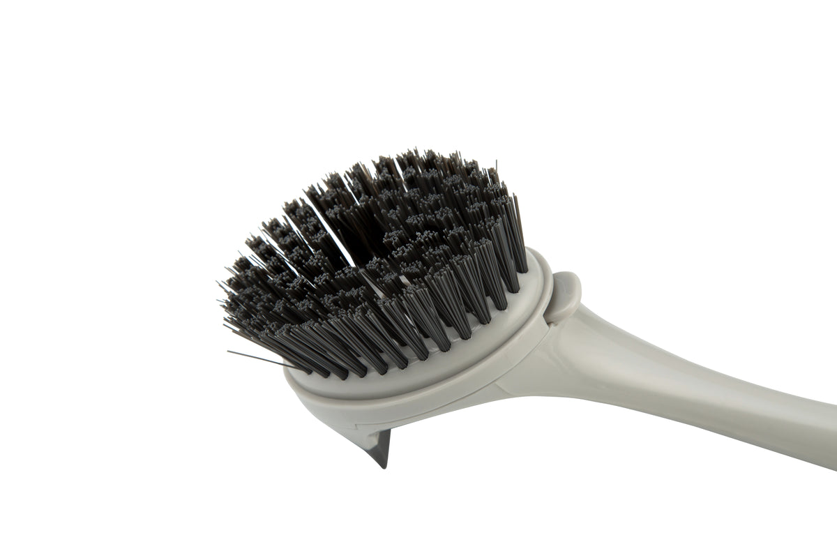 Keep your kitchen clean with the Dual-Sided Kitchen Brush featuring a Scrubber Tip. Perfect for tackling tough stains and everyday cleaning. Buy now!-Cleaning Products-Ezymall AU