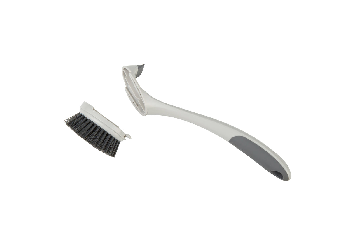 Keep your kitchen clean with the Dual-Sided Kitchen Brush featuring a Scrubber Tip. Perfect for tackling tough stains and everyday cleaning. Buy now!-Cleaning Products-Ezymall AU