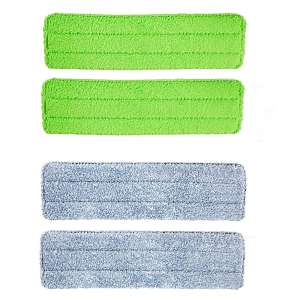 The BOOMJOY 50cm Extra-Wide Flat Mop features a scraper and ultra-thin 360° swivel head for efficient cleaning. Get yours today at Ezymall Australia!-Cleaning Products-4 Refill Pads-Ezymall AU