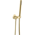 Load image into Gallery viewer, Upgrade your shower with this fixed round shower rail set. Featuring a handheld shower head, stainless steel rail, and solid brass components.-Shower Station-Ezymall AU
