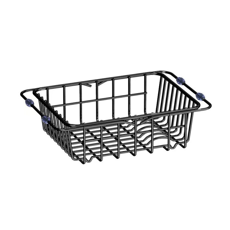 Premium Gunmetal sink basket with adjustable handles. Ideal for washing, draining and drying. Fits most workstation kitchen sinks.-Sink accessory-Ezymall AU