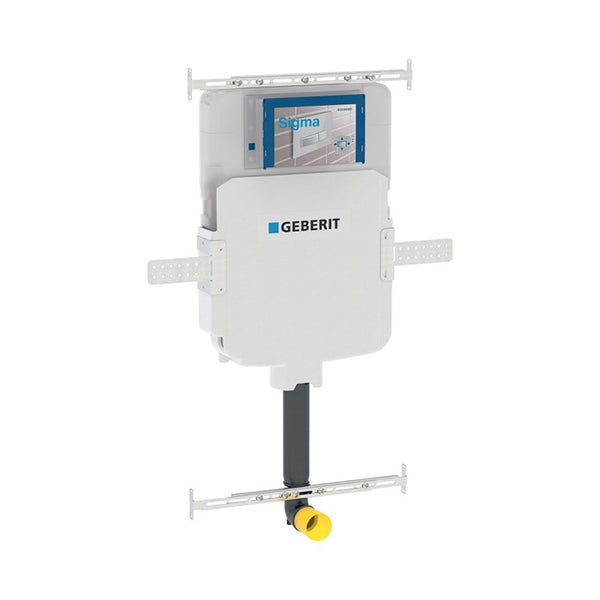 Premium Geberit concealed cistern with dual flush 4.5/3L operation, leak-proof HDPE tank, front service access and WELS 4 Star efficiency.-Toilet Cistern-Ezymall AU