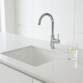 Load image into Gallery viewer, The Granite Arete Stone Single Bowl Kitchen Sink in White (422*422mm) combines durability with a sleek design. Its square design adds a modern touch to your kitchen. Shop now at Ezymall Australia for quality kitchen solutions.-Kitchen Sink-Ezymall AU
