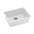 Load image into Gallery viewer, Granite arete stone single bowl kitchen sink 635 x 470 mm white

