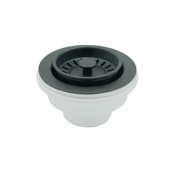 Get the Granite Kitchen Sink Waste in Black for your kitchen sink. Designed without overflow. Shop now for quality sink parts at Ezymall Australia!-Sink Waste-Ezymall AU