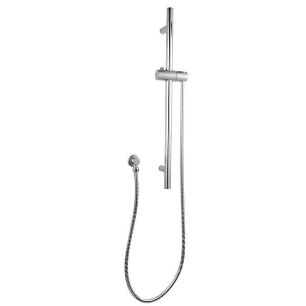 Get the Handheld Shower Rail in Chrome Silver. Made with Stainless Steel & Solid Brass. Shop now at Ezymall for quality bathroom fixtures!-Shower Rail-Ezymall AU