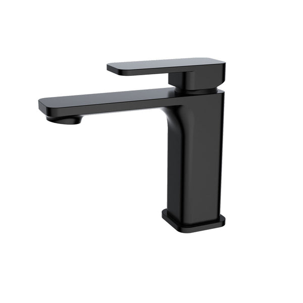 Upgrade your bathroom with the IVANO Solid Brass Short Basin Mixer in Black. This stylish and durable mixer offers a modern touch and reliable performance. Shop now!-Basin Mixer-Ezymall AU