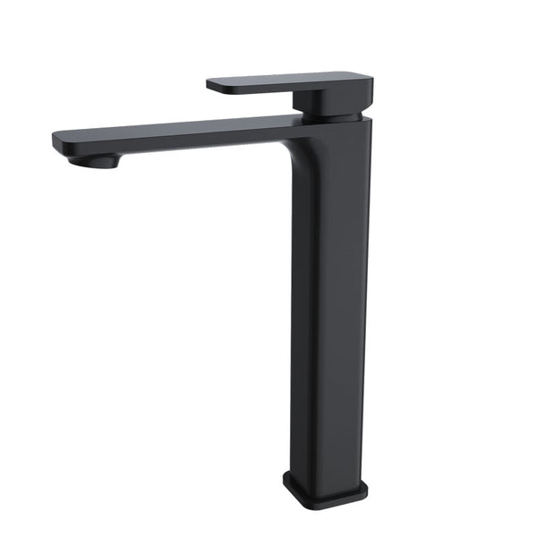 Elevate your bathroom with the IVANO Solid Brass Tall Basin Mixer in Black. This sleek and durable mixer combines modern design with exceptional functionality. Perfect for any stylish bathroom. Buy now!-Basin Mixer-Ezymall AU