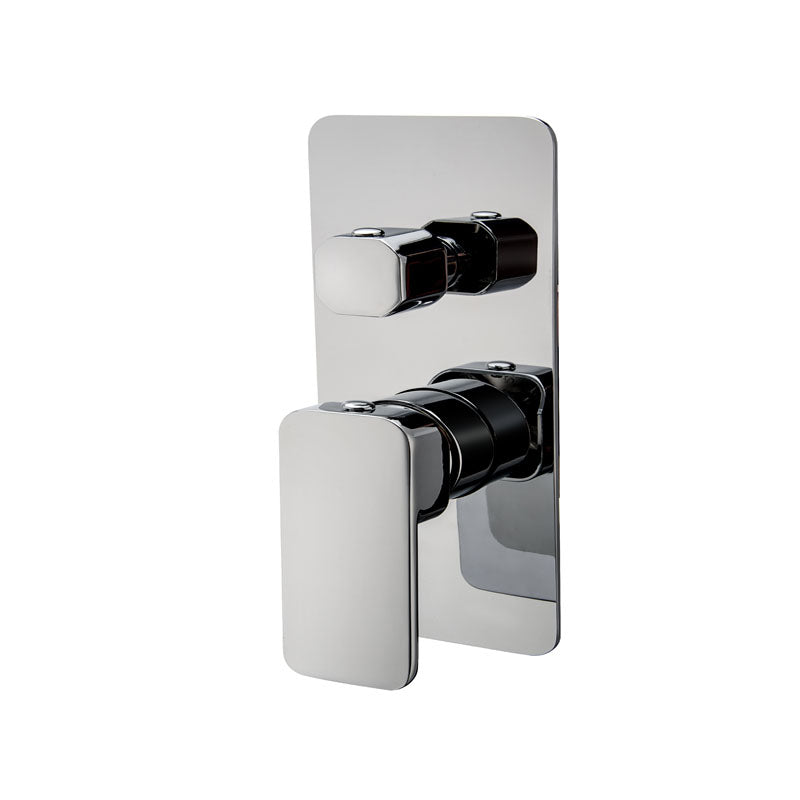 Upgrade your bathroom with the IVANO Solid Brass Diverter Mixer in chrome silver. Durable, stylish, and easy to install. Perfect for any modern bathroom. Shop today!-Diverter Mixer-Ezymall AU