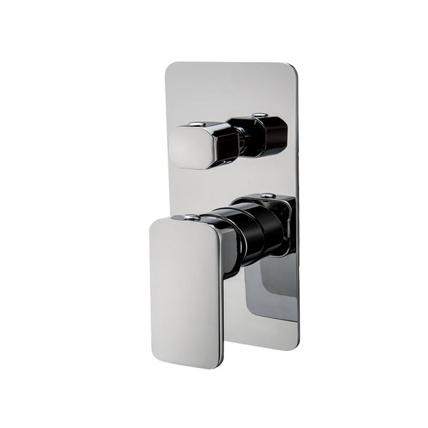 Upgrade your bathroom with the IVANO Solid Brass Diverter Mixer in chrome silver. Durable, stylish, and easy to install. Perfect for any modern bathroom. Shop today!-Diverter Mixer-Ezymall AU