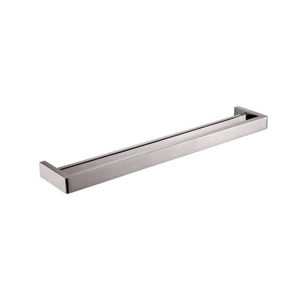 Keep your towels organized with the IVANO Stainless Steel 600mm Double Towel Rail in Brushed Nickel Silver. This durable and stylish towel rail is perfect for any bathroom. Easy to install and built to last. Shop now with fast shipping across Australia.-Towel Rail-Ezymall AU