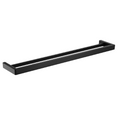 Load image into Gallery viewer, Upgrade your bathroom with the IVANO Stainless Steel 800mm Double Towel Rail in Black. Durable, stylish, and rust-resistant. Keep your towels organized and within reach.-Towel Rail-Ezymall AU
