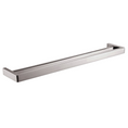 Load image into Gallery viewer, Add a touch of elegance to your bathroom with the IVANO Stainless Steel 800mm Double Towel Rail in Brushed Nickel Silver. Durable, stylish, and rust-resistant. Keep your towels organized.-Towel Rail-Ezymall AU
