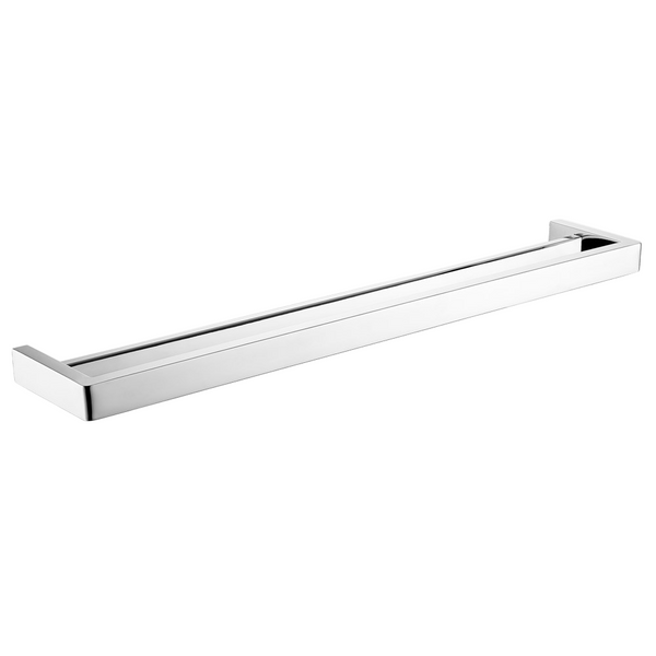 Enhance your bathroom with the IVANO Stainless Steel 800mm Double Towel Rail in Chrome Silver. Durable, stylish, and rust-resistant. Keep your towels organized and dry.-Towel Rail-Ezymall AU