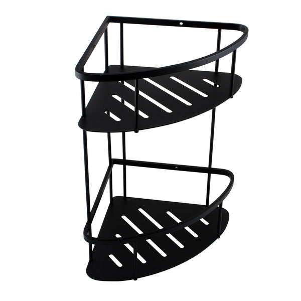 Organize your bath essentials with the IVANO Stainless Steel Double Bath Caddy in Black. Durable, stylish, and easy to install. Shop now at Ezymall!-Bath Caddy-Ezymall AU