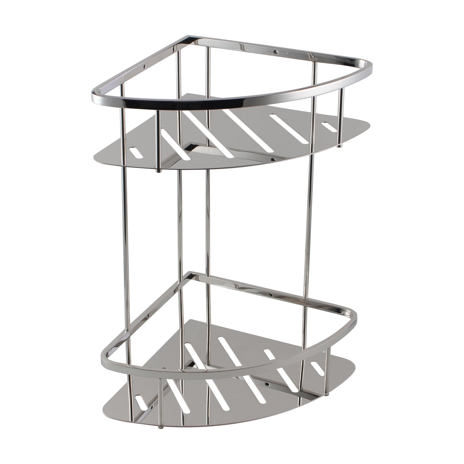 Organize your bath essentials with the IVANO Stainless Steel Double Bath Caddy in Chrome Silver. Durable, stylish, and easy to install. Shop now at Ezymall!-Bath Caddy-Ezymall AU
