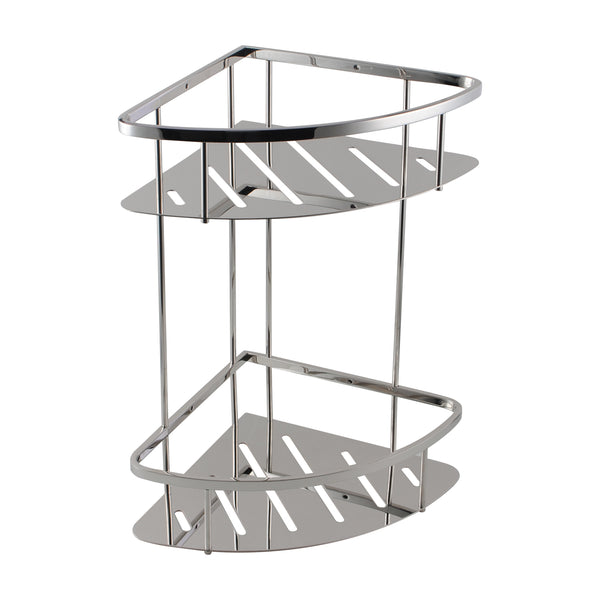 Organize your bath essentials with the IVANO Stainless Steel Double Bath Caddy in Chrome Silver. Durable, stylish, and easy to install. Shop now at Ezymall!-Bath Caddy-Ezymall AU